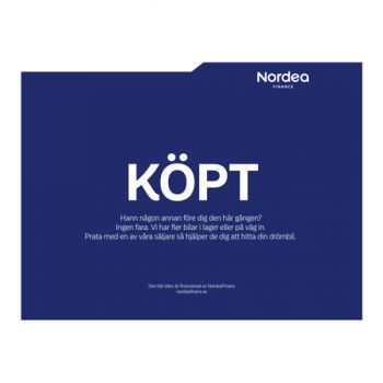 NF Car sign KÖPT